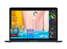 Apple MacBook Air 13.6-inch laptop in gray with M2 chip, 8GB RAM, 256GB SSD, model A2681, refurbished.