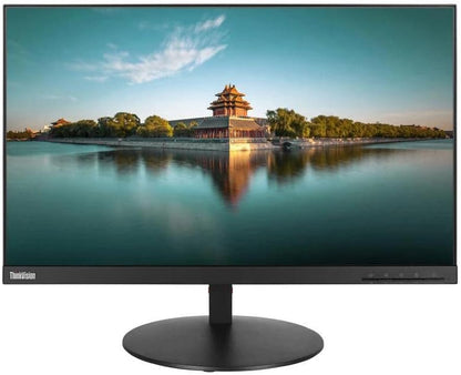 Lenovo ThinkVision P24q-10 23.8-inch QHD monitor showing a sleek, professional display with a slim bezel design.