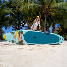 Sunset Bay 10'6" Inflatable Paddle Board – Tropical Turquoise
