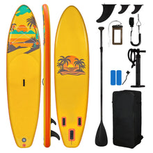Sunset Bay 10'6" Inflatable Paddle Board – Golden Yellow
