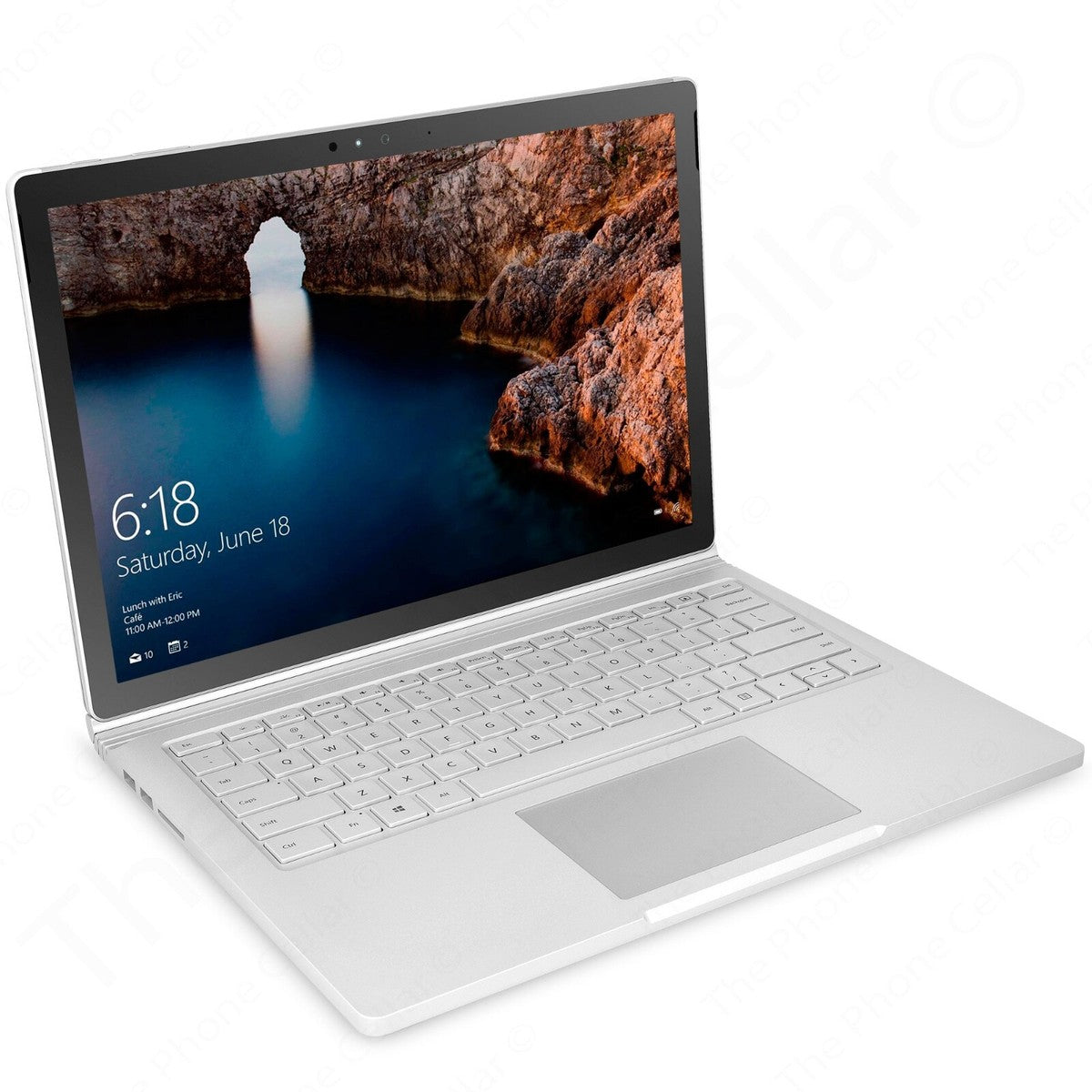 Refurbished Microsoft Surface Book 3 13.5-inch laptop with Intel Core i7 processor, sleek design, and high-resolution screen.