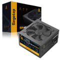 Segotep 650W 80 Plus non-modular ATX gaming power supply with black casing and 120mm silent fan.