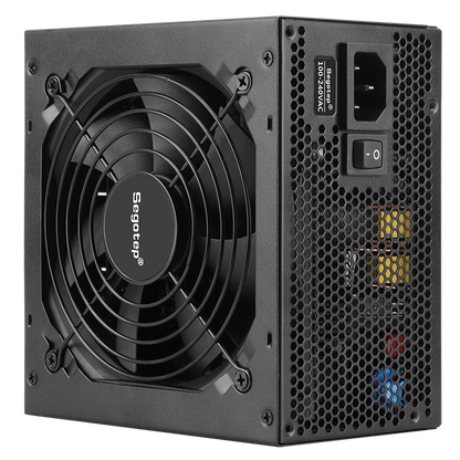 Segotep 850W 80 Plus Gold full modular power supply in black with PCIe 5.1 and ATX 3.1 connectors