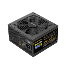 Segotep 850W 80 Plus Gold full modular power supply with PCIe 5.1 and ATX 3.1 in black, showing cables and connectors.
