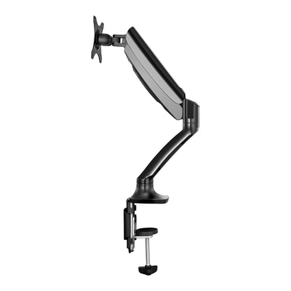 Uniway Computers desktop single monitor desk mount with adjustable arm and sleek design for ergonomic workspace setup.