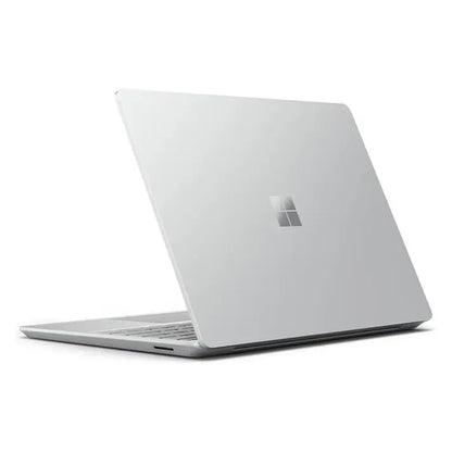 Microsoft Surface Laptop Go 2 in silver, showcasing 11th Gen Intel Core i5, 16GB RAM, and sleek design.