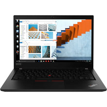Lenovo ThinkPad T14 Gen 2 14-inch refurbished laptop with AMD Ryzen 5 5650U processor and sleek black design.