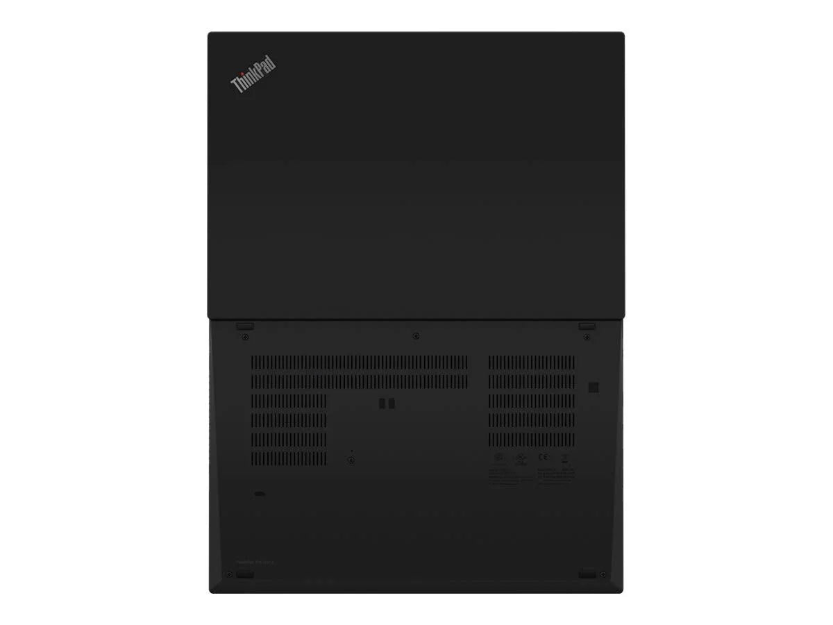Lenovo ThinkPad T14 Gen 2 14-inch refurbished laptop with AMD Ryzen 5 5650U processor and sleek black design.
