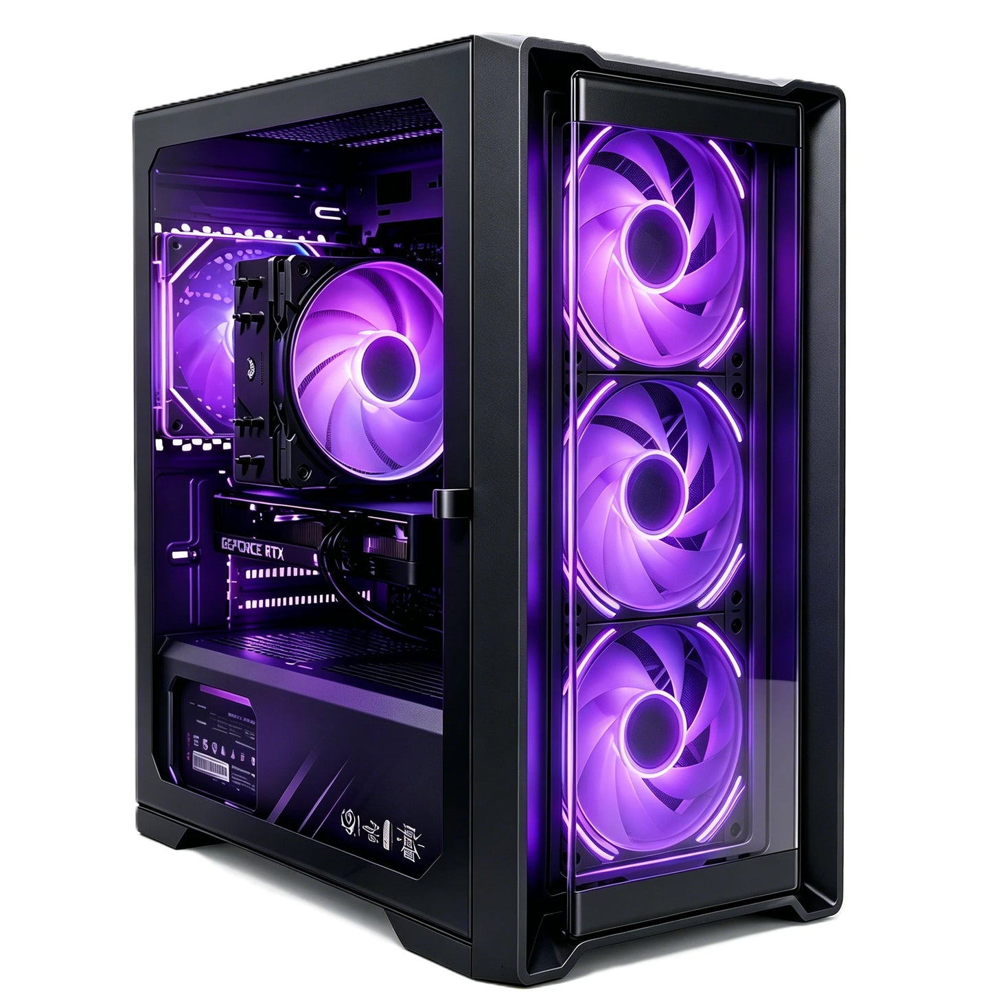 Uniway Gaming PC with AMD Ryzen 5 7600X processor, showcasing a sleek gaming computer setup in a modern environment.