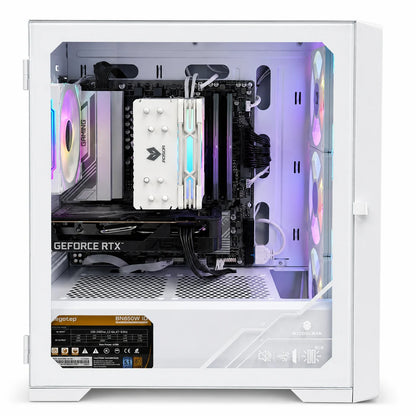 Uniway Gaming PC with AMD Ryzen 5 7600X processor, gaming computer with sleek design and high-performance components.